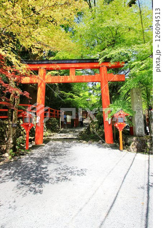 京都・鴨川の水源『貴船川』沿いに建つ… 縁結びの神水【貴船神社】 126094513