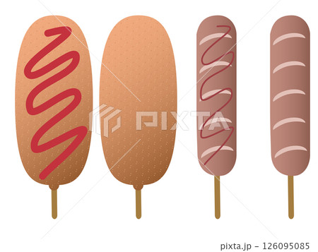 夏祭りグルメ素材 夏祭りグルメ素材 126095085