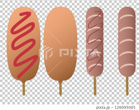 夏祭りグルメ素材 夏祭りグルメ素材 126095085