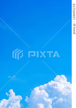 【夏素材】入道雲がわく夏空のイメージ素材【長野県】 【夏素材】入道雲がわく夏空のイメージ素材【長野県】 126095219