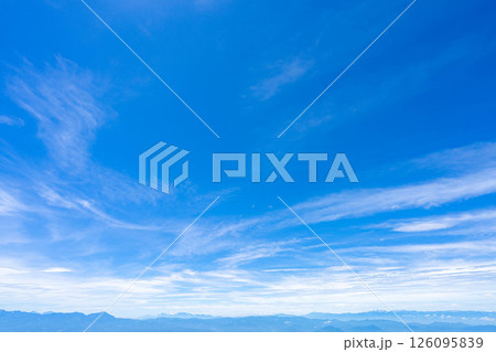 【山素材】夏のトーミの頭から見る善光寺平方面【長野県】 【山素材】夏のトーミの頭から見る善光寺平方面【長野県】 126095839