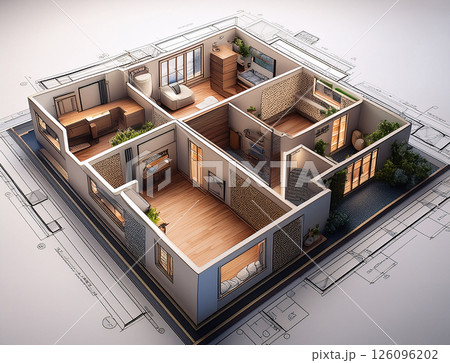 住宅模型 126096202