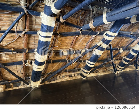 Shirakawa-go is historic village in Gifu Prefecture, famous for its gassho-zukuri farmhouses with steep thatched roofs, a UNESCO World Heritage Site. Shirakawa-go is historic village in Gifu Prefecture, famous for its gassho-zukuri farmhouses with steep thatched roofs, a UNESCO World Heritage Site. 126096314