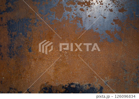 錆びた鉄板 b-1-1 錆びた鉄板 b-1-1 126096834