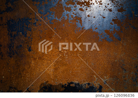 錆びた鉄板 b-2-1 高コントラスト 錆びた鉄板 b-2-1 高コントラスト 126096836