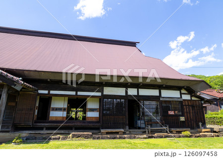 小原宿本陣の母屋の右側 126097458