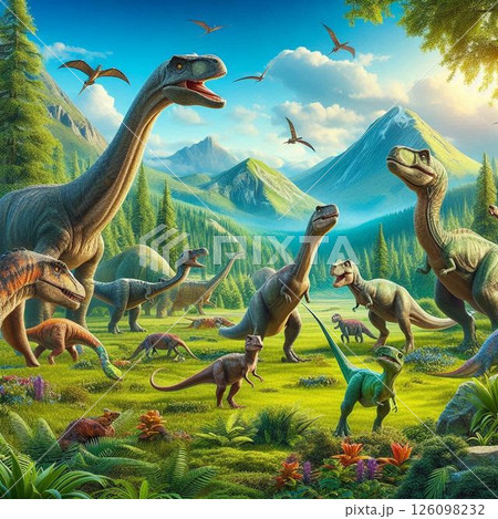 恐竜 126098232