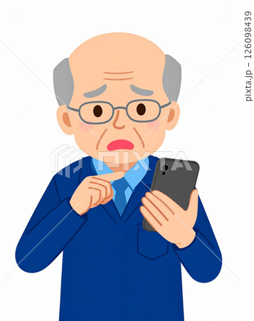 高齢者 スマートフォン 困りごと 高齢者 スマートフォン 困りごと 126098439