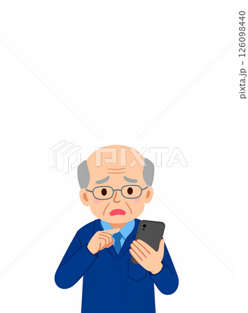 高齢者　スマートフォン　困りごと 126098440