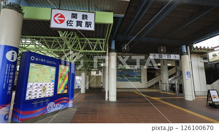 JR常磐線の龍ケ崎市駅東口、関東鉄道佐貫駅との乗り換え口 126100670