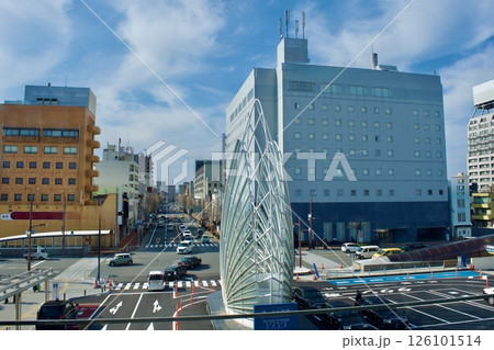 鳥取県 米子駅前の風景 鳥取県 米子駅前の風景 126101514