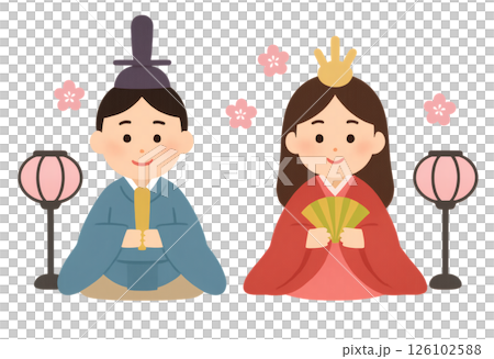 ひな祭りのイラスト 126102588