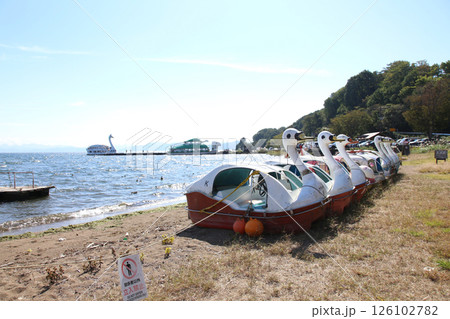 猪苗代湖 猪苗代観光船 猪苗代 はくちょう丸 長浜 湖畔 かめ丸 白鳥ボート 湖 福島県 翁沢 猪苗代湖 猪苗代観光船 猪苗代 はくちょう丸 長浜 湖畔 かめ丸 白鳥ボート 湖 福島県 翁沢 126102782