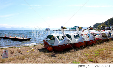 猪苗代湖 猪苗代観光船 猪苗代 はくちょう丸 長浜 湖畔 かめ丸 白鳥ボート 湖 福島県 翁沢 猪苗代湖 猪苗代観光船 猪苗代 はくちょう丸 長浜 湖畔 かめ丸 白鳥ボート 湖 福島県 翁沢 126102783