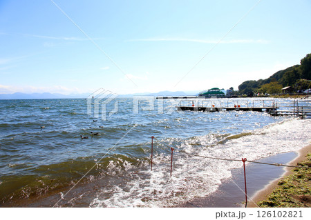 猪苗代湖 猪苗代観光船 猪苗代 はくちょう丸 長浜 湖畔 かめ丸 白鳥ボート 湖 福島県 翁沢 猪苗代湖 猪苗代観光船 猪苗代 はくちょう丸 長浜 湖畔 かめ丸 白鳥ボート 湖 福島県 翁沢 126102821