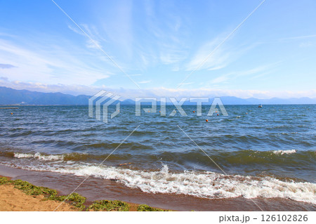 猪苗代湖 猪苗代観光船 猪苗代 はくちょう丸 長浜 湖畔 かめ丸 白鳥ボート 湖 福島県 翁沢 猪苗代湖 猪苗代観光船 猪苗代 はくちょう丸 長浜 湖畔 かめ丸 白鳥ボート 湖 福島県 翁沢 126102826