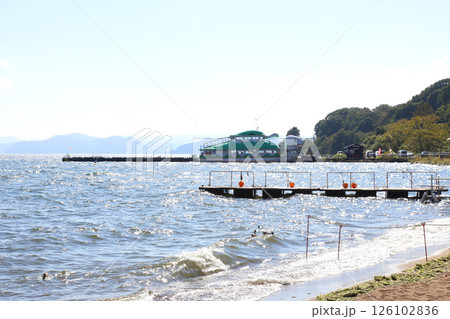 猪苗代湖 猪苗代観光船 猪苗代 はくちょう丸 長浜 湖畔 かめ丸 白鳥ボート 湖 福島県 翁沢 猪苗代湖 猪苗代観光船 猪苗代 はくちょう丸 長浜 湖畔 かめ丸 白鳥ボート 湖 福島県 翁沢 126102836