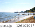 猪苗代湖　猪苗代観光船　猪苗代　はくちょう丸　長浜　湖畔　かめ丸　白鳥ボート　湖　福島県　翁沢 126103047