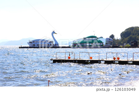 猪苗代湖 猪苗代観光船 猪苗代 はくちょう丸 長浜 湖畔 かめ丸 白鳥ボート 湖 福島県 翁沢 猪苗代湖 猪苗代観光船 猪苗代 はくちょう丸 長浜 湖畔 かめ丸 白鳥ボート 湖 福島県 翁沢 126103049