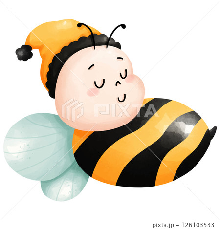 baby bee clipart, baby shower, baby decor, nursery. 126103533
