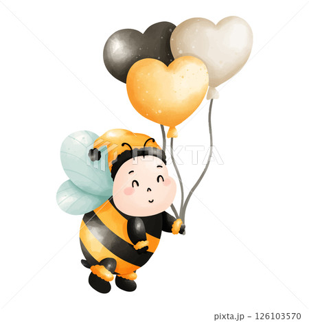 baby bee clipart, baby shower, baby decor, nursery. 126103570