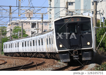 【JR九州】817系3000番台 快速（鹿児島本線：折尾〜陣原） 126105731