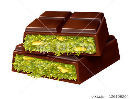 ドバイチョコレート ピスタチオとカダイフ ドバイチョコレート ピスタチオとカダイフ 126106204