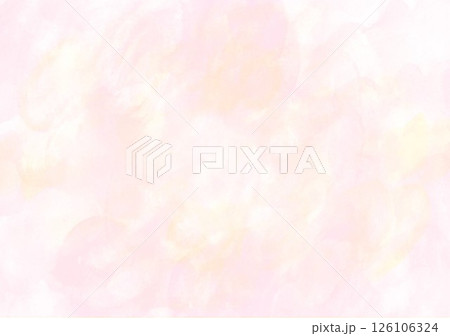 手描きクレヨンタッチと水彩背景ピンク 手描きクレヨンタッチと水彩背景ピンク 126106324