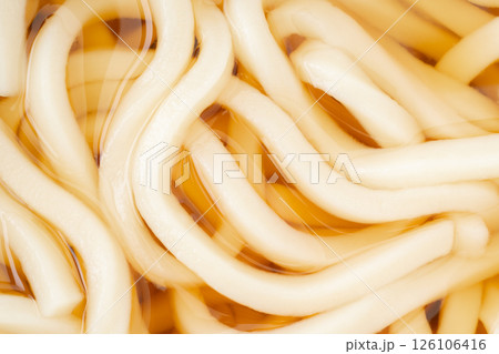 素うどん(かけうどん)のクローズアップ 素うどん(かけうどん)のクローズアップ 126106416