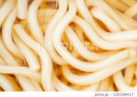 素うどん(かけうどん)のクローズアップ 素うどん(かけうどん)のクローズアップ 126106417