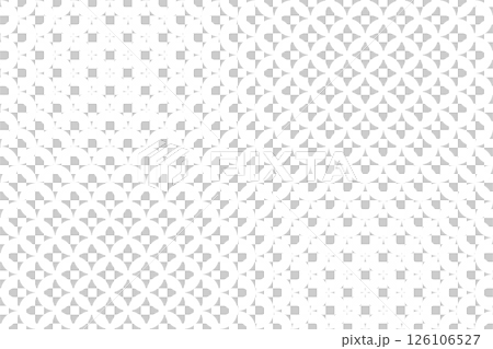 Japanese pattern of Shippo motif, dark vermilion, dark reddish brown, simple illustration background Japanese pattern of Shippo motif, dark vermilion, dark reddish brown, simple illustration background 126106527