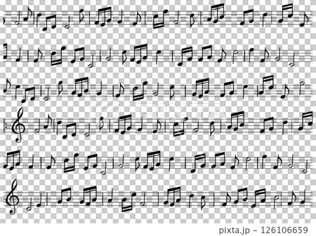 五線譜の背景 五線譜の背景 126106659