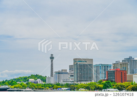 神奈川県横浜市の都市風景 126107418