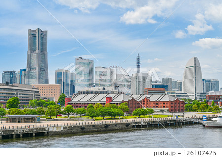 神奈川県横浜市の都市風景 126107425