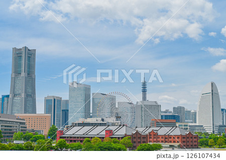 神奈川県横浜市の都市風景 神奈川県横浜市の都市風景 126107434