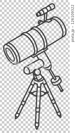 Astronomical telescope (reflecting type, equatorial mount) 126109322