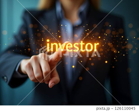 Engaging investor interaction with a touch of digital creativity during a business presentation 126110045