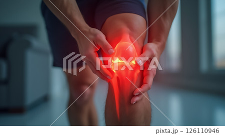 Knee pain management techniques for athletes during rehabilitation sessions in a gym setting Knee pain management techniques for athletes during rehabilitation sessions in a gym setting 126110946