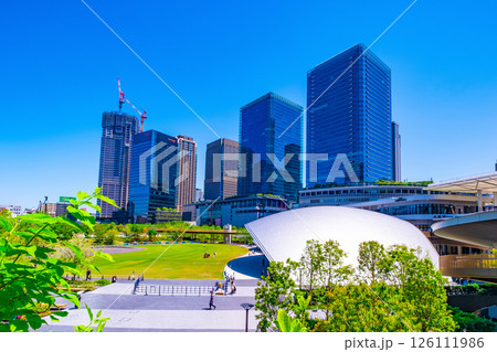 大阪駅前 うめきたの超高層ビル群 126111986
