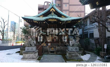 港区芝公園に鎮座する幸稲荷神社 126113161