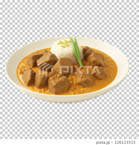 Sri Lankan Beef Rendang - A slow-cooked beef curry simmered in a rich coconut sauce with a mix of spices 126113515