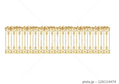 golden gates isolated on white background golden gates isolated on white background 126114474