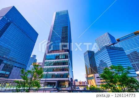 大阪駅西側の超高層ビル群 大阪駅西側の超高層ビル群 126114773