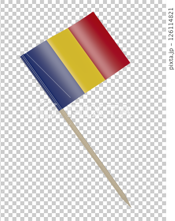 Romanian flag toothpick 126114821