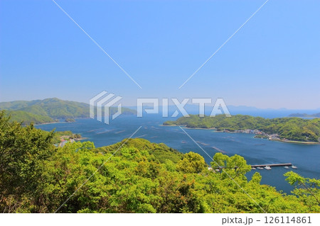 【愛媛県】　足摺宇和海国立公園　馬瀬山公園からみる宇和海 126114861
