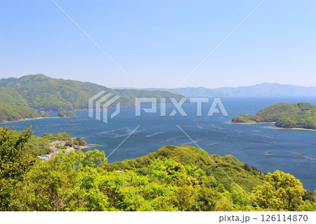 【愛媛県】　足摺宇和海国立公園　馬瀬山公園からみる宇和海 126114870