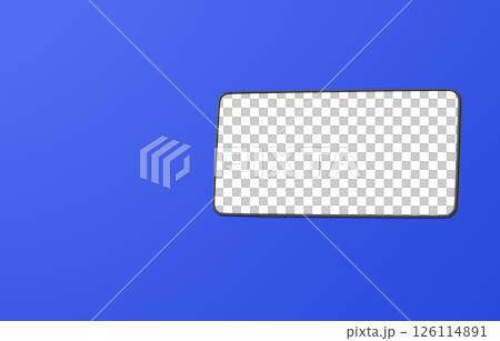 3D material_smartphone_black_blue 3D material_smartphone_black_blue 126114891