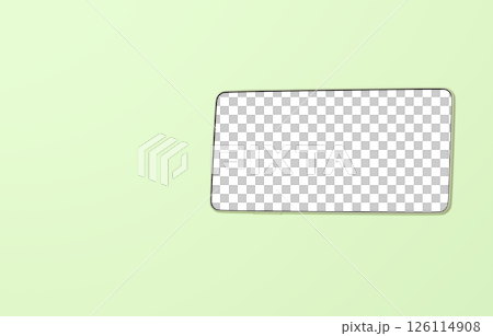 3D material_smartphone_green 126114908