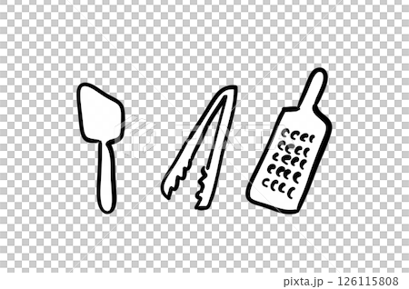 簡單可愛的廚房用具 簡單可愛的廚房用具 126115808