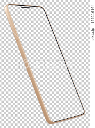 3D 材質_智慧型手機_黃色 126116164